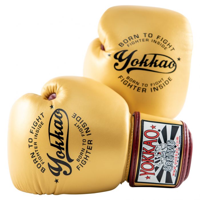 Yokkao "Vintage Gold" Boxing Gloves (End of production)