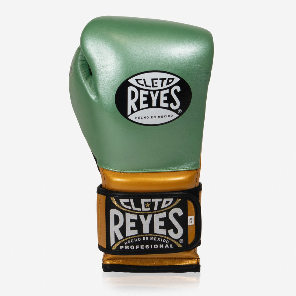 Cleto Reyes Traditional Boxing Gloves Hook and Loop Closure (WBC Green) - Image 4