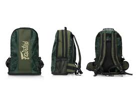 Fairtex Back Pack - Bag4 Black/Green Camo - Image 3